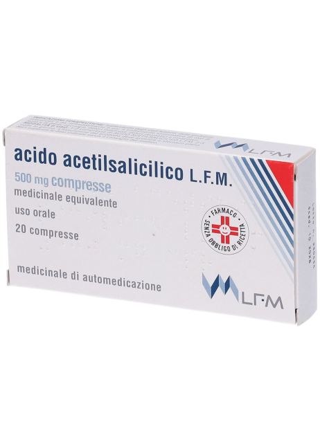 ACIDO Acetils.500mg 20 Cpr LFM