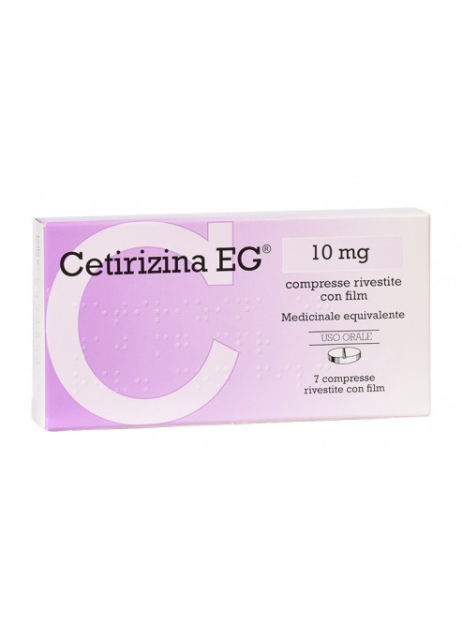 CETIRIZINA EG*7CPR RIV 10MG