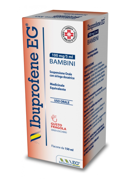 IBUPROFENE EG*FL 150ML FRAGOLA