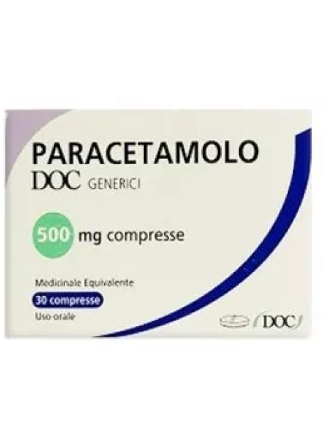 PARACETAMOLO DOC*30CPR 500MG