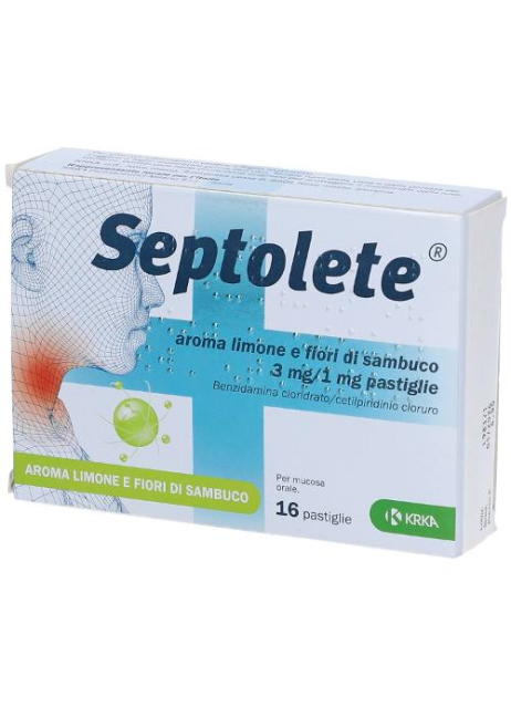 SEPTOLETE*16PAST3+1MG LIM FIOR