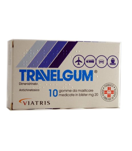 Travelgum*10gomme Mast 20mg