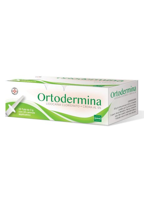 ORTODERMINA*10TUBI CREMA 3G 5%