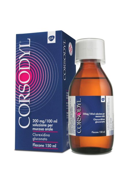 Corsodyl*soluz 150ml 200mg/100