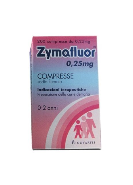 ZYMAFLUOR*200CPR 0,25MG