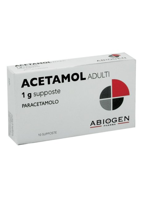 ACETAMOL*AD 10 SUP. 1 G