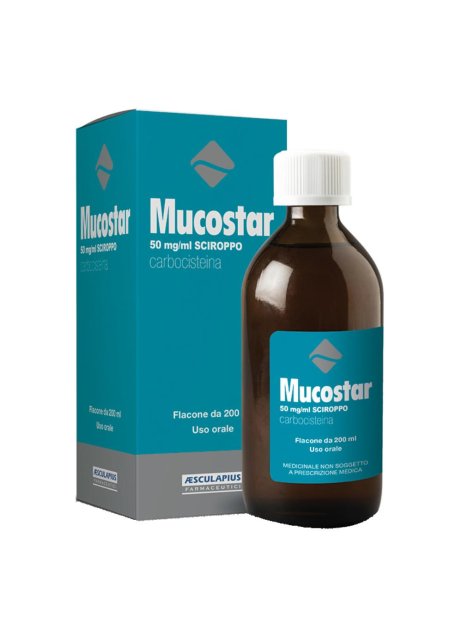 MUCOSTAR*SCIR FL 200ML 50MG/ML