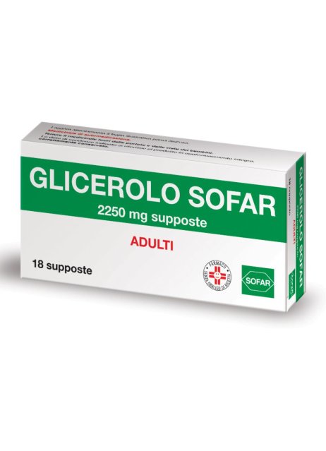 GLICEROLO*AD 18SUPP 2250MG