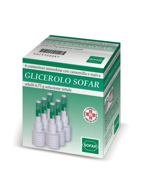 GLICEROLO SOFAR%6CONT 6,75G