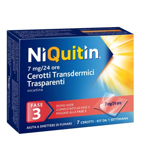 NIQUITIN 7 Cer.Transd. 7mg/24H