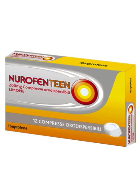 Nurofenteen*12cpr Oro 200mg Li