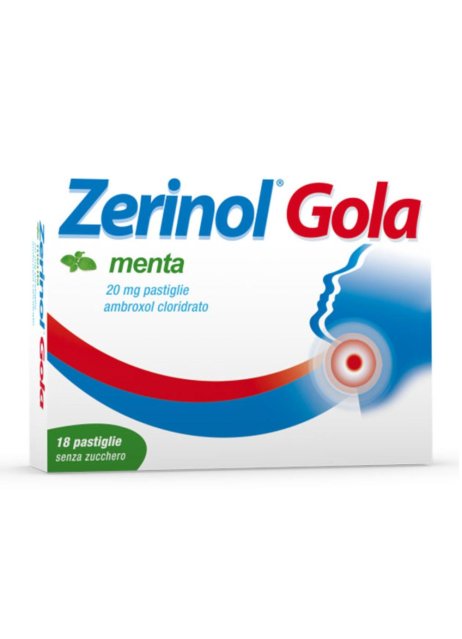 ZERINOL GOLA MENTA*18PAST 20MG