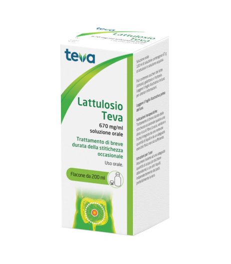 LATTULOSIO TE*OS 200ML670MG/ML