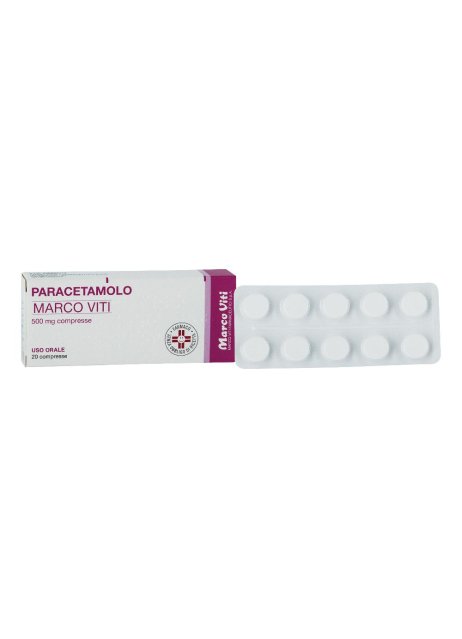 PARACETAMOLO M VITI*20CPR500MG