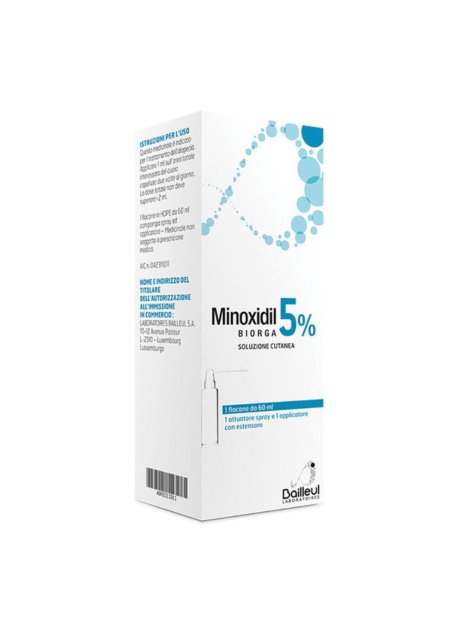 MINOXIDIL Sol.Cut.5%60mlBIORGA