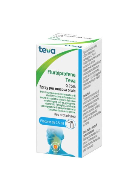 FLURBIPROFENE TE*OS SPRAY 15ML