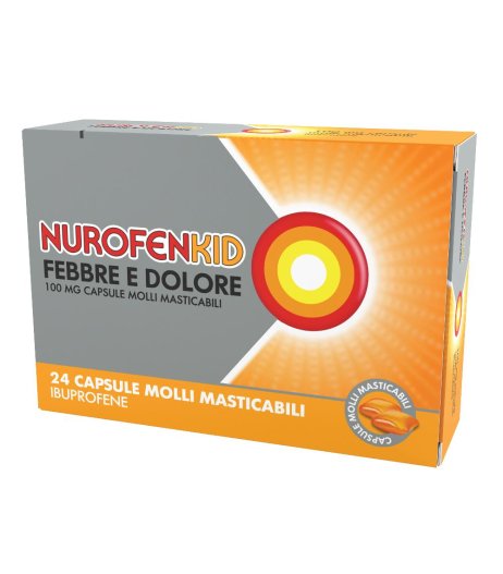 NUROFENKID FEBBRE D 24CPS100MG