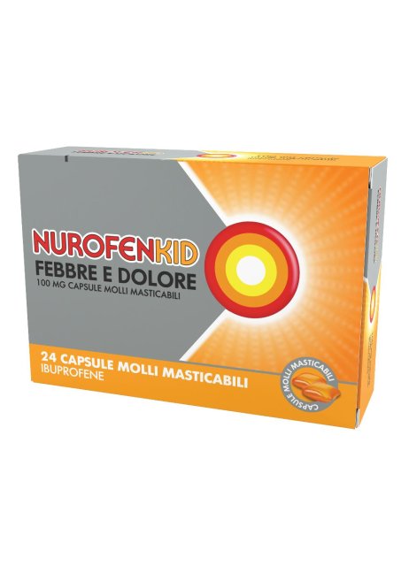 NUROFENKID FEBBRE D 24CPS100MG