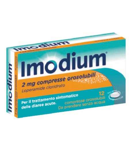 IMODIUM*12CPR OROSOL 2MG