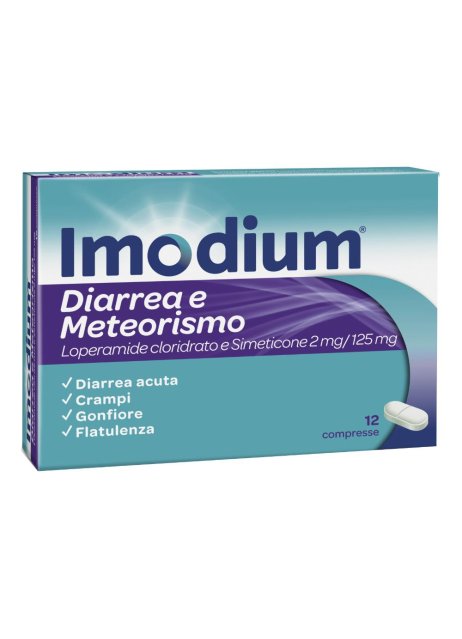 IMODIUM DIARREA E METEOR*12CPR