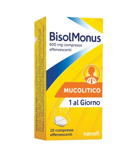 BISOLMONUS*10CPR EFF 600MG