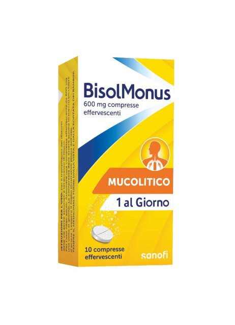 BISOLMONUS*10CPR EFF 600MG