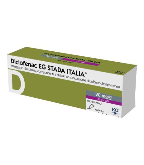 DICLOFENAC Gel 20mg/g  60g EG