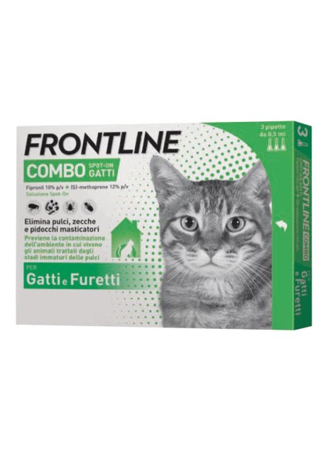 Frontline Combo*3pip Gatti/fur