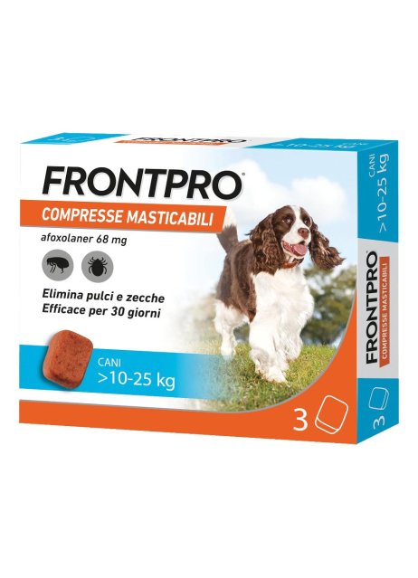 FRONTPRO*3CPR 10-25KG 68MG