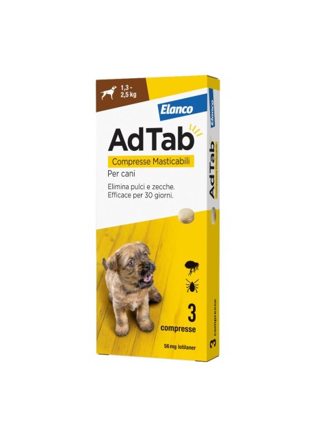 ADTAB*3CPR 56MG CANI 1,3-2,5KG