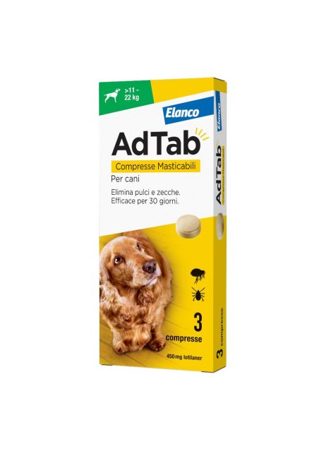 ADTAB*3CPR 450MG CANI 11-22KG