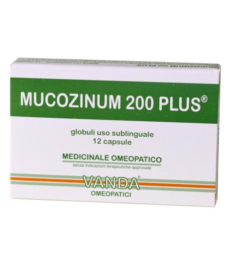 MUCOZINUM 200 PLUS 12CPS