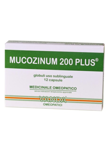 MUCOZINUM 200 PLUS 12CPS