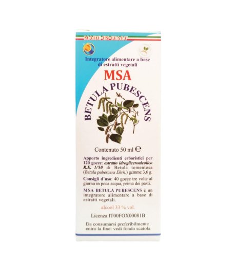 MSA BETULA PUBESCENS 50ML