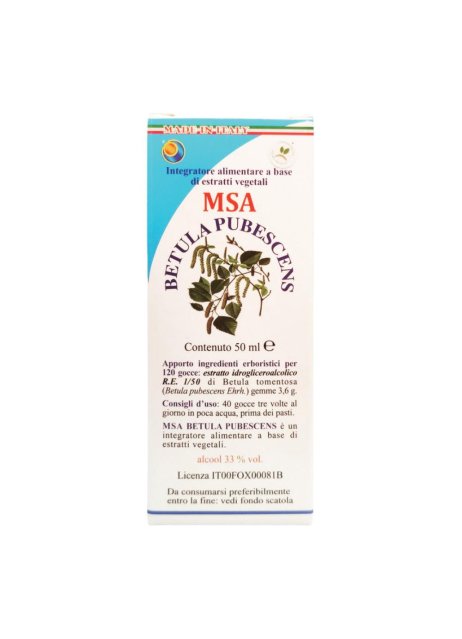 MSA BETULA PUBESCENS 50ML