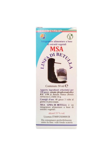 MSA LINFA BETULLA 50ML