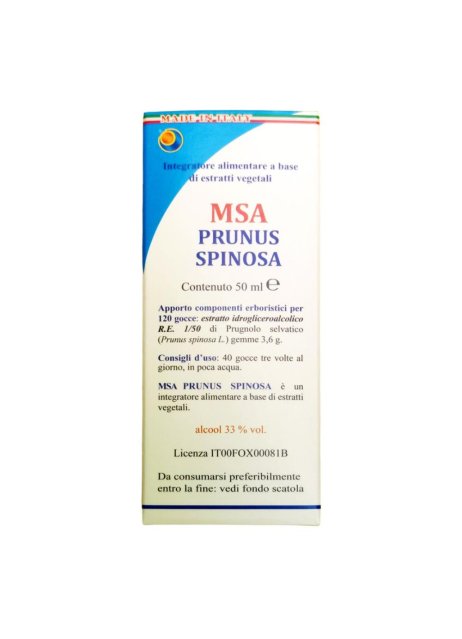 MSA PRUNUS SPINOSA 50ML