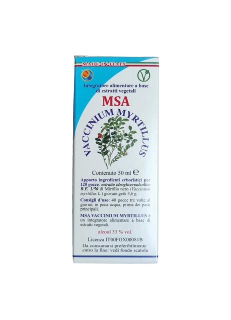 MSA VACCINIUM MYRTIL 50ML