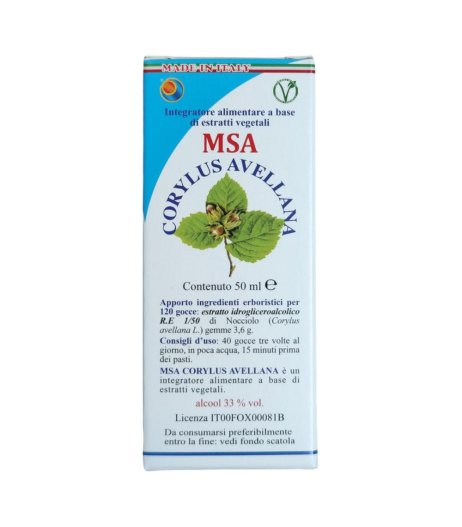 MSA CORYLUS AVELLANA 50ML