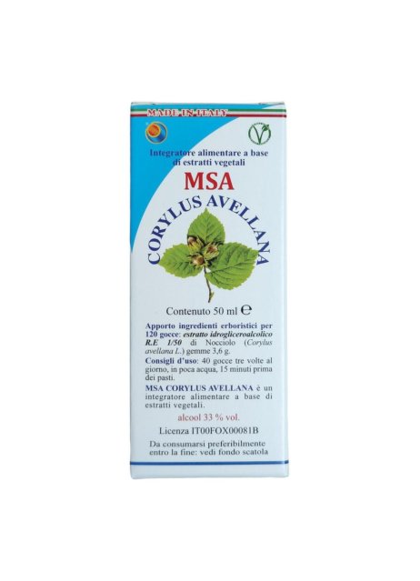 MSA CORYLUS AVELLANA 50ML