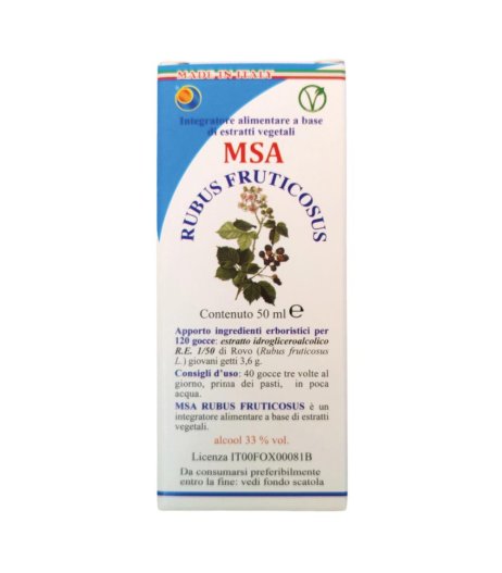 MSA RUBUS FRUCTICOSU 50ML