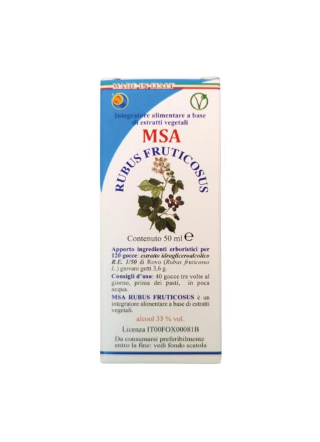 MSA RUBUS FRUCTICOSU 50ML