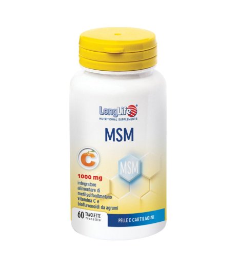 LONGLIFE MSM 1000MG 60TAV