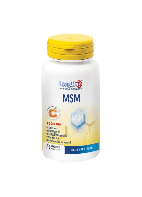 LONGLIFE MSM 1000MG 60TAV