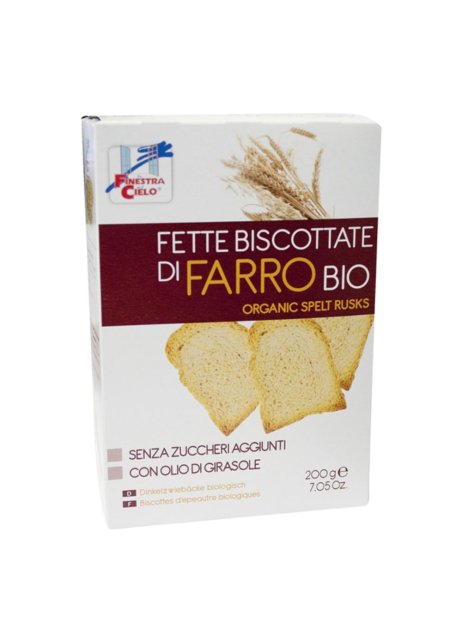 FETTE BISCOTTATE FARRO200G BIO