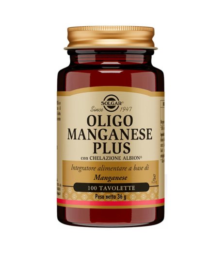 OLIGO MANGANESE PLUS 100T SOLGAR