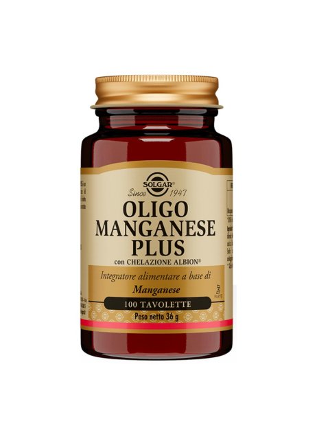 OLIGO MANGANESE PLUS 100T SOLGAR