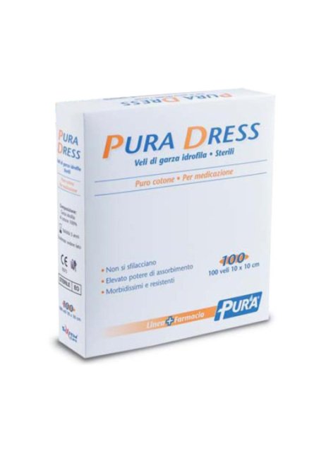 GARZA PURA DRESS 10X10CM 100PZ