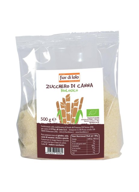 ZUCCHERO CANNA BIO 500GR FDL