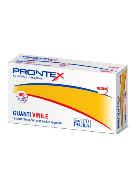 PRONTEX GUANTO VINILE M 100PZ